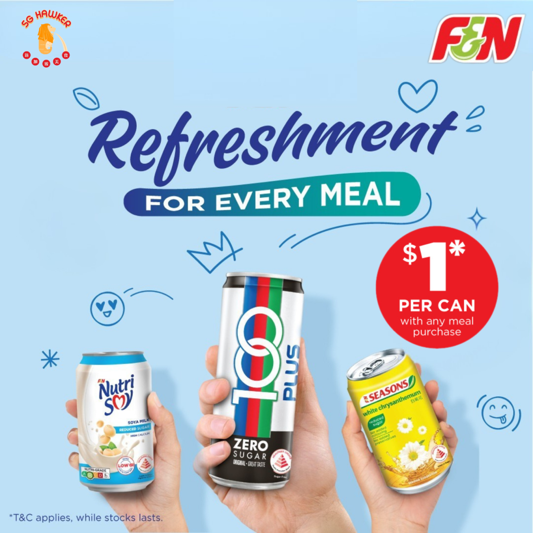 $1 Per Can with Any Meal Purchase